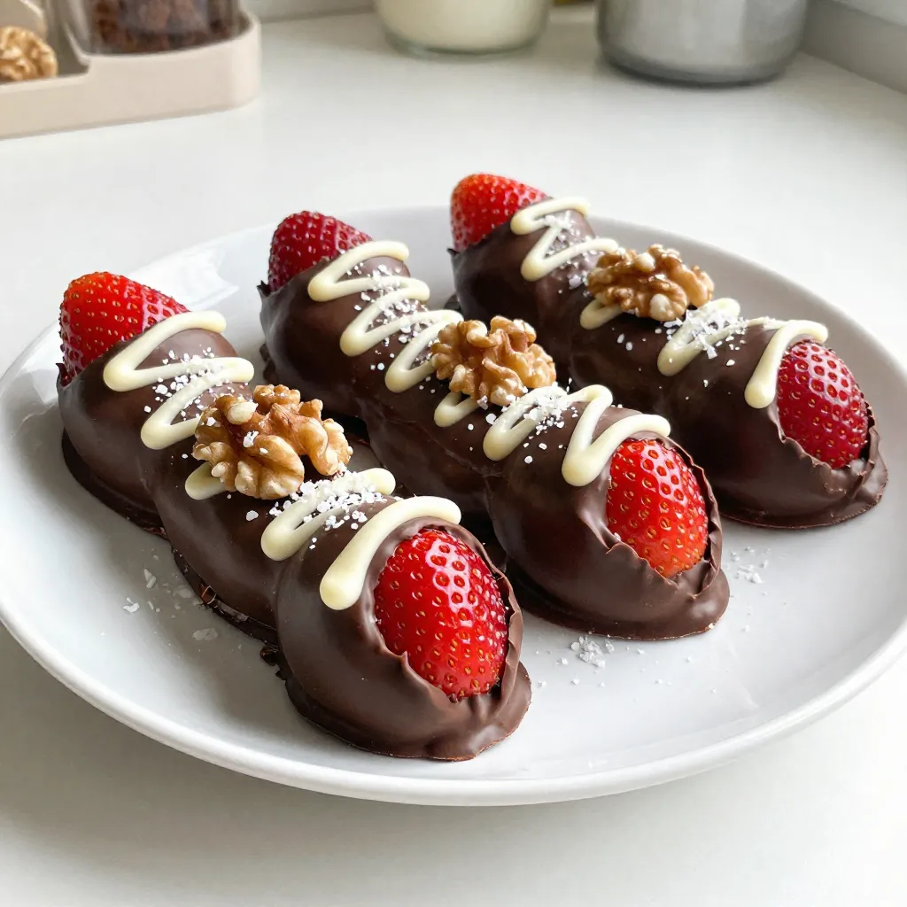 Chocolate Covered Strawberry Bark Delightful Treat