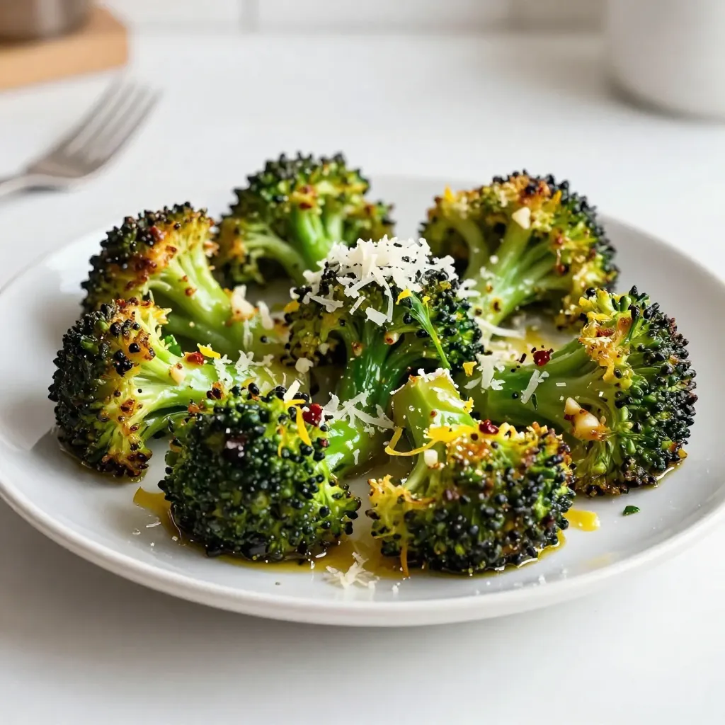 Roasted Garlic Parmesan Broccoli Flavorful Side Dish