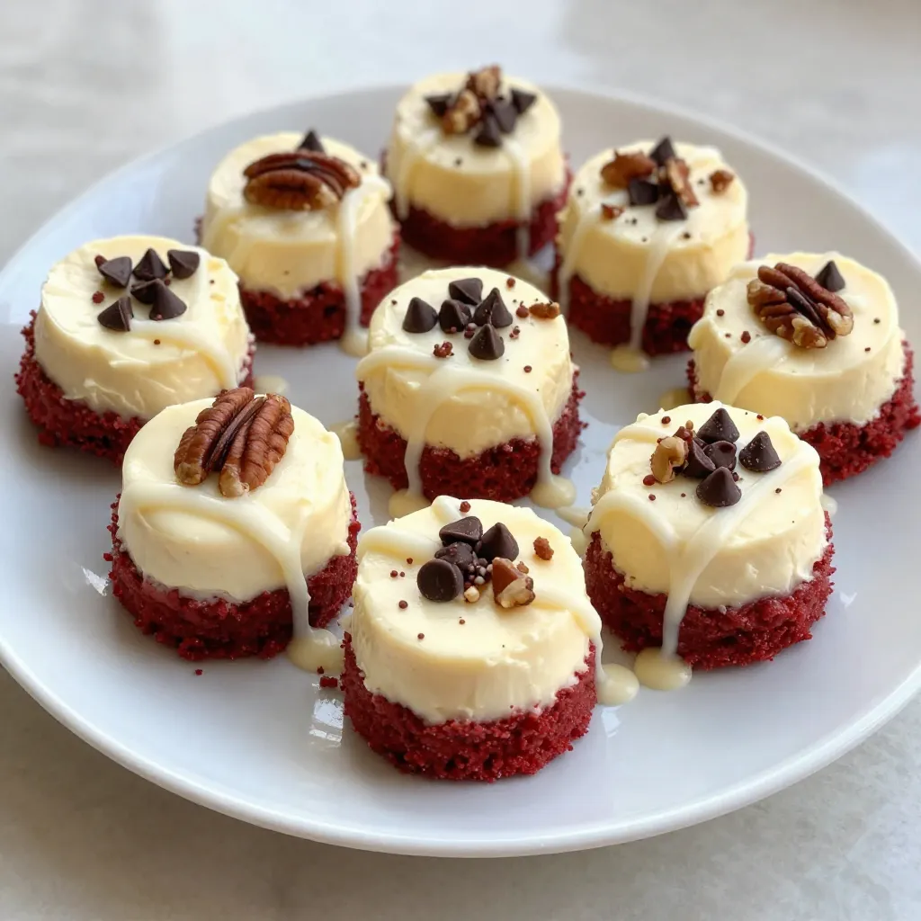 Red Velvet Cheesecake Bites Tasty and Simple Treat