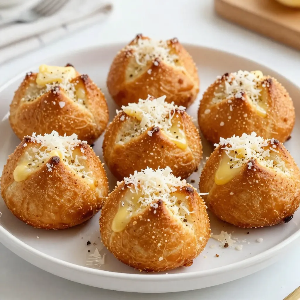 Garlic Parmesan Pretzel Bites Tasty Snack Recipe