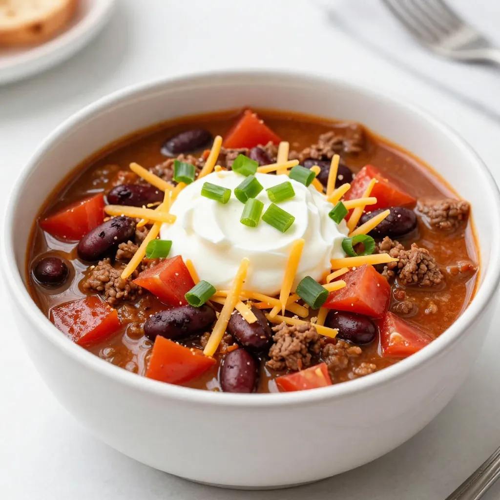 Classic Beef Chili Flavorful Comfort Food Recipe