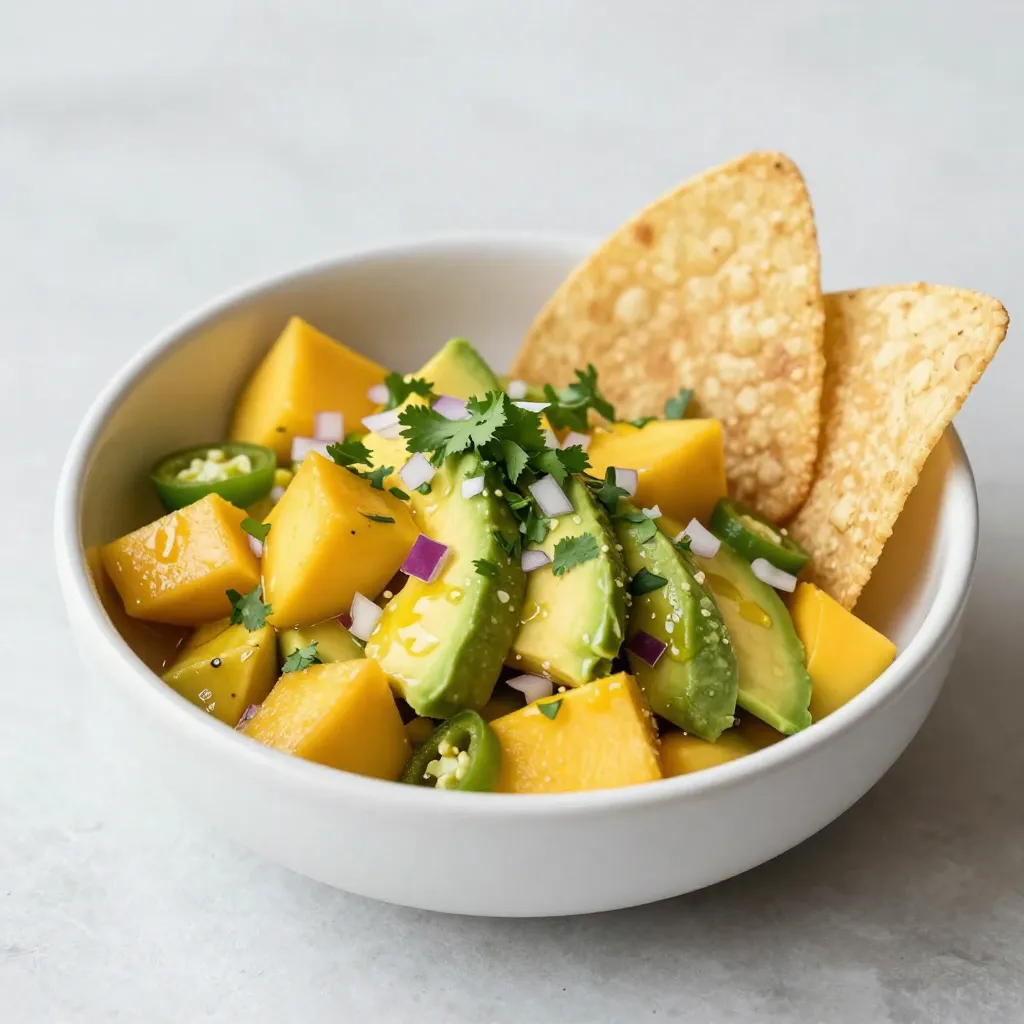 Mango Avocado Salsa Fresh and Flavorful Delight