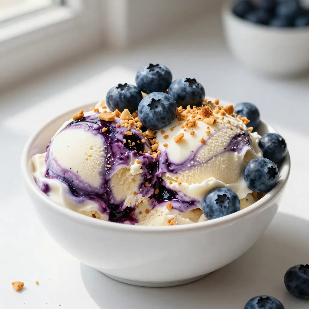 Blueberry Cheesecake Ice Cream Truly Delightful Treat