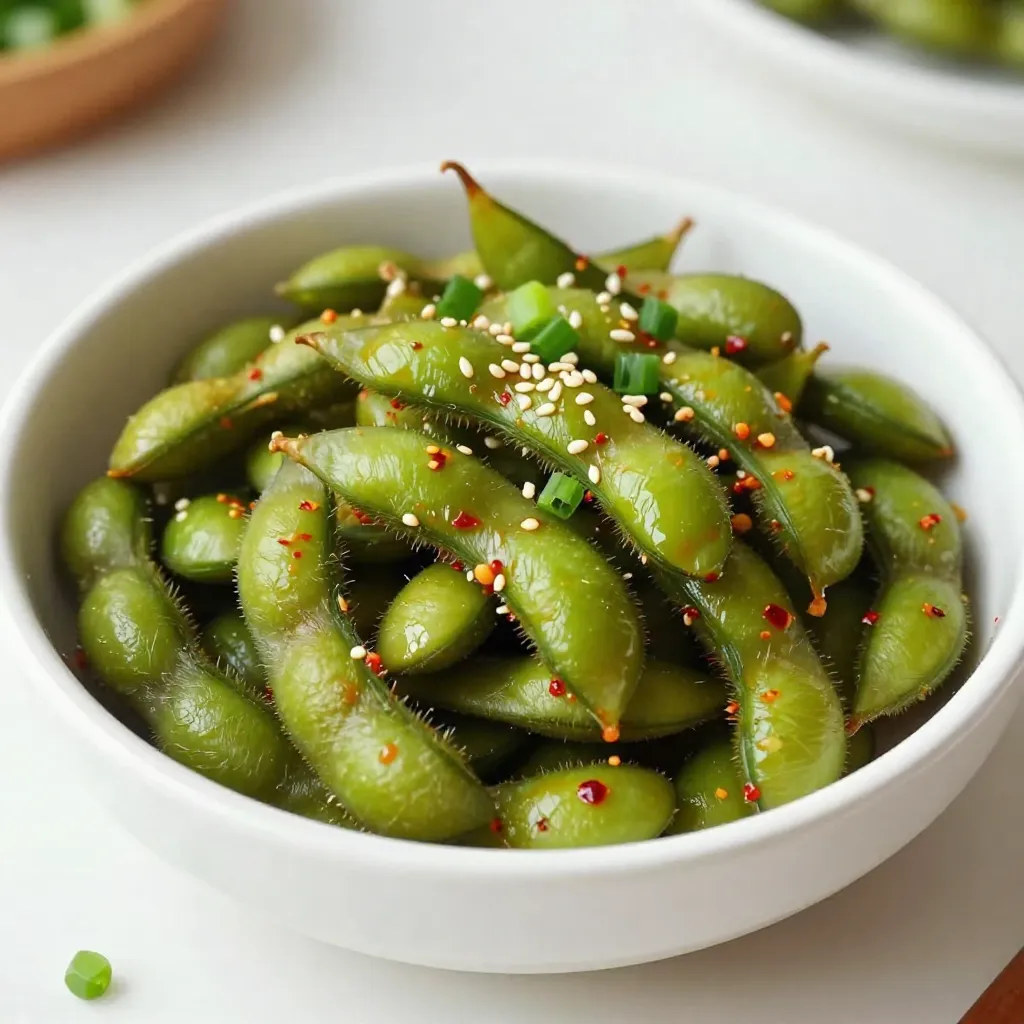 Spicy Garlic Edamame Flavorful and Simple Snack