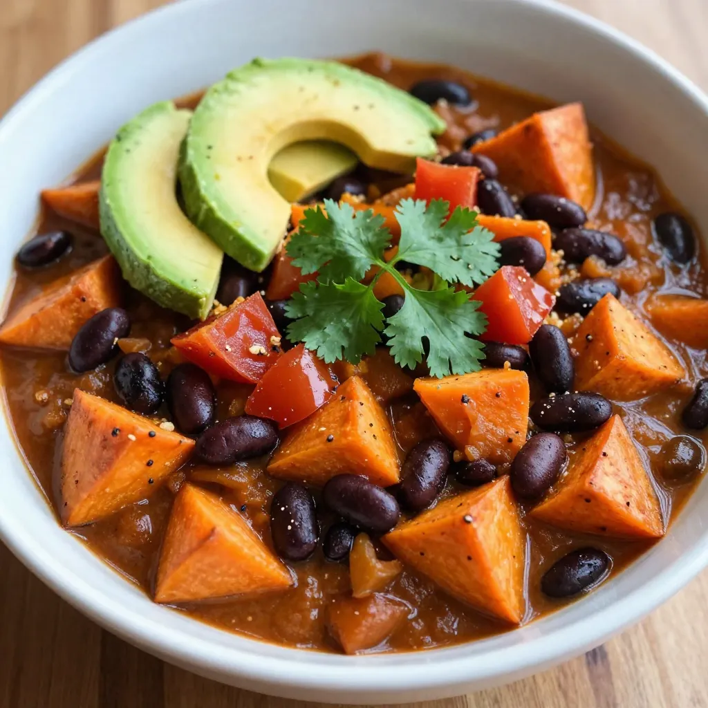 Sweet Potato Black Bean Chili Flavorful and Nutritious