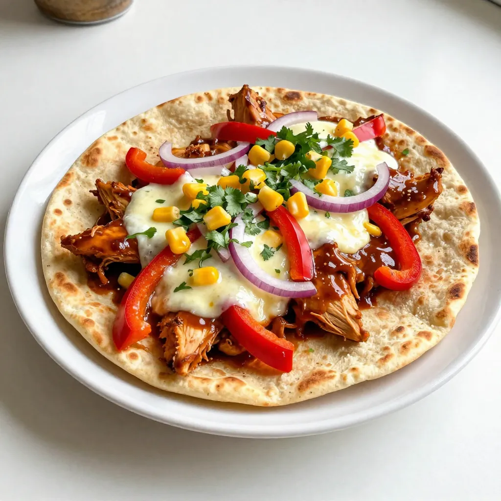 BBQ Ranch Chicken Flatbread Flavorful and Quick Meal