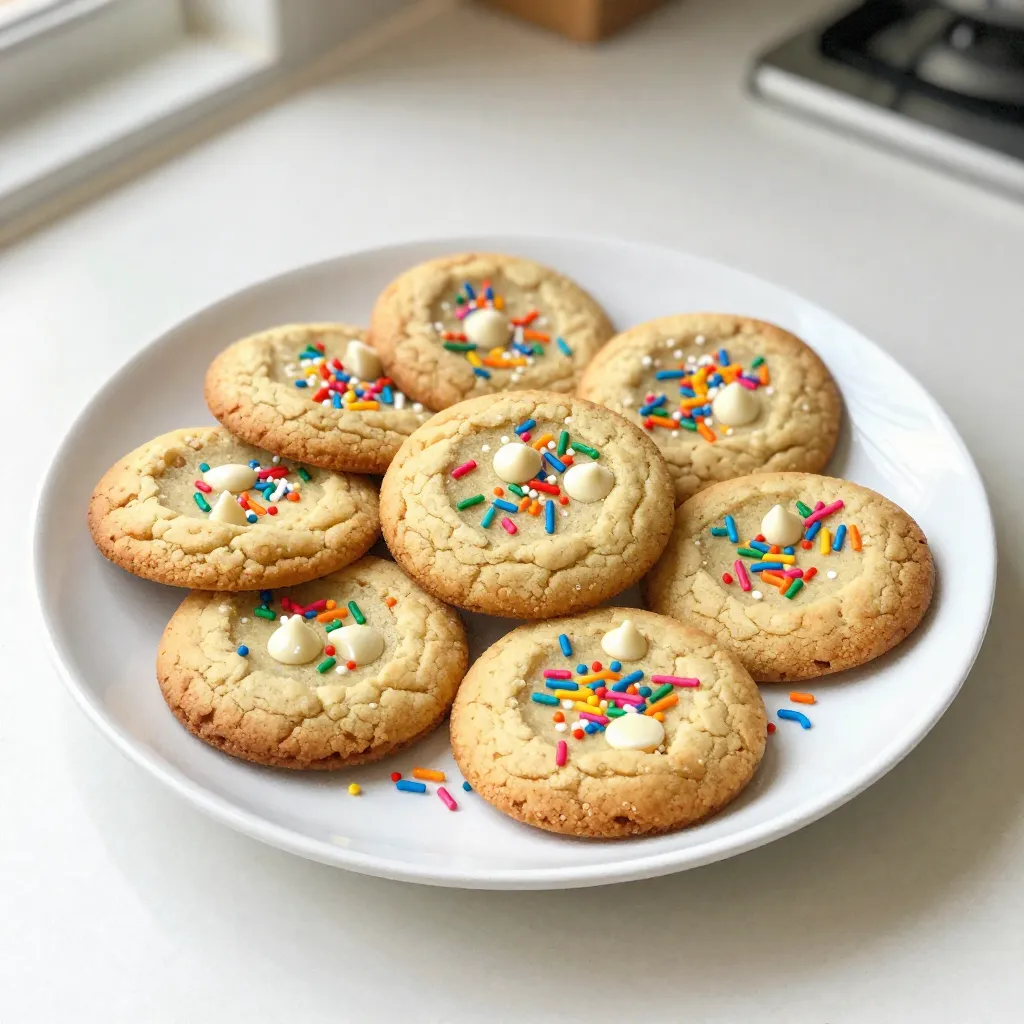 Funfetti Birthday Cake Cookies Tasty and Colorful Treat
