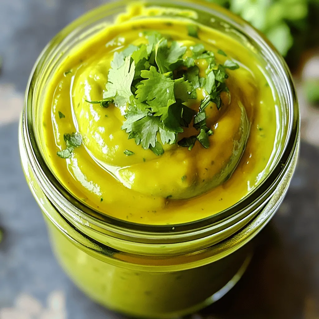 Avocado Lime Dressing Flavorful and Simple Recipe