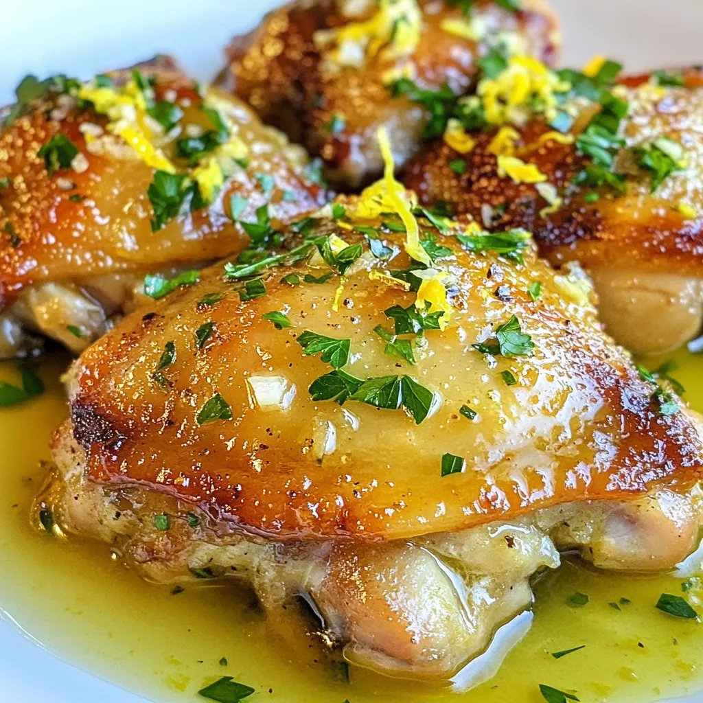 Classic Butter Lemon Chicken Flavorful Dinner Recipe