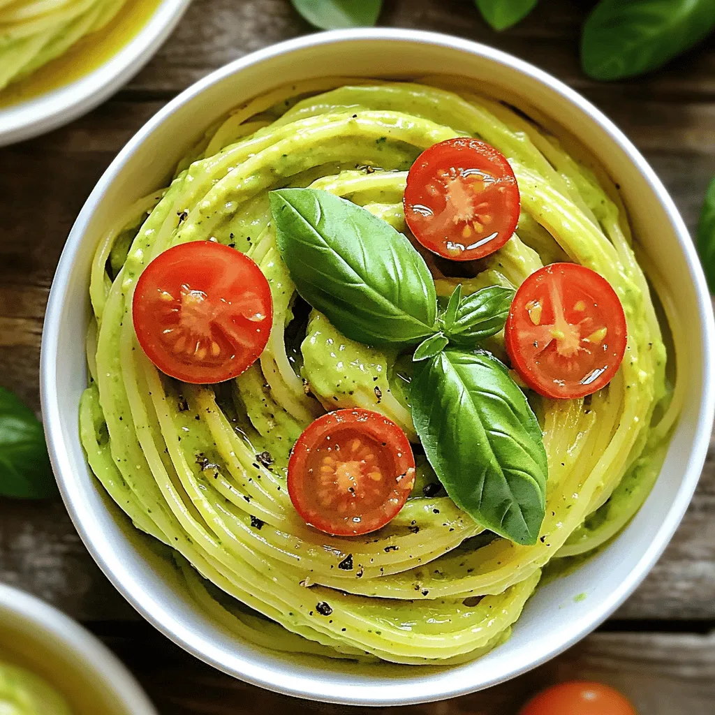 Creamy Avocado Pasta Rich and Flavorful Meal