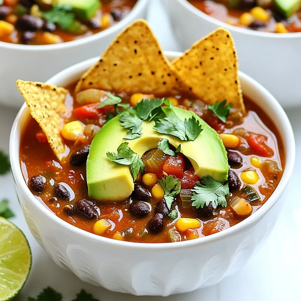 Black Bean Taco Soup Flavorful and Simple Delight