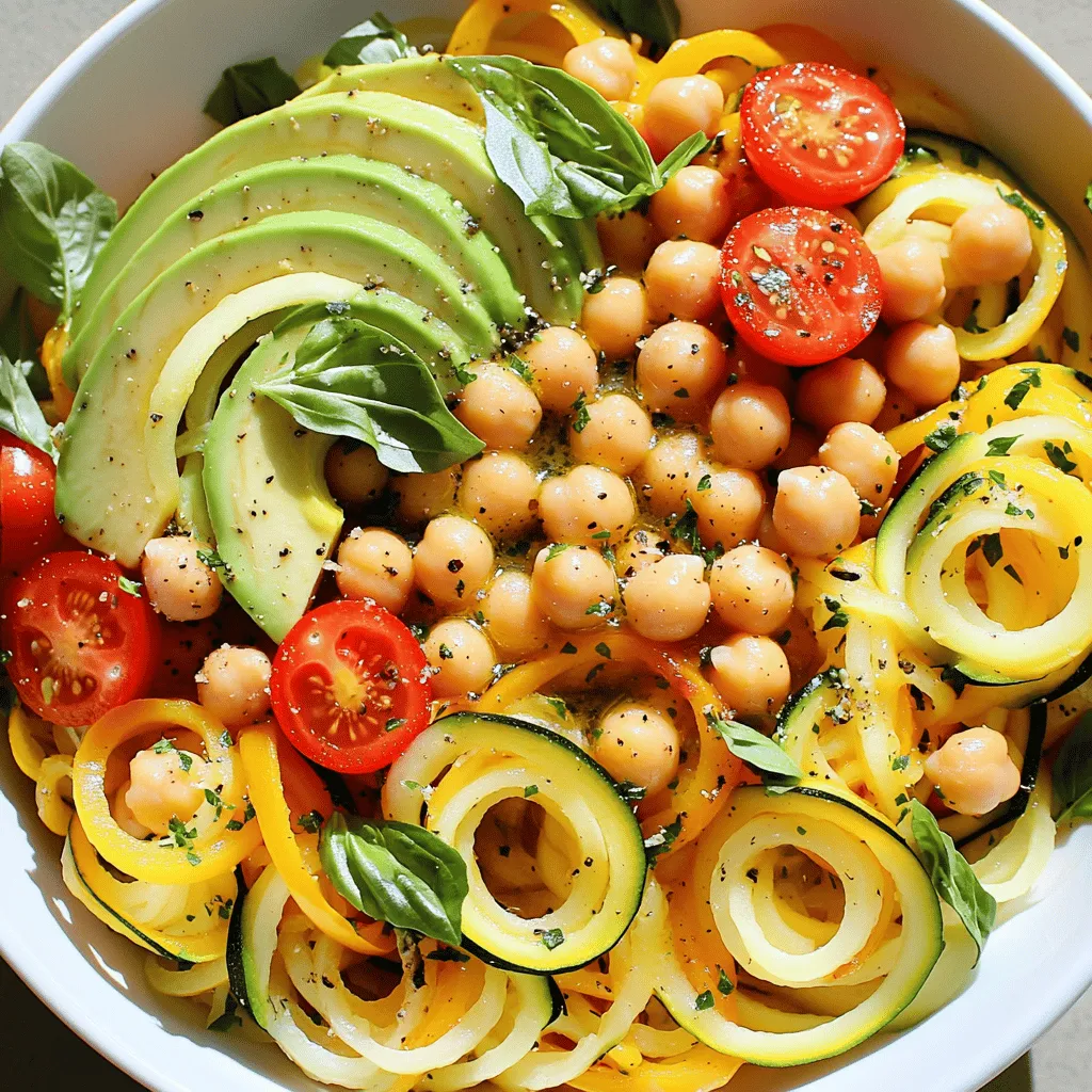 Savory Summer Squash Noodle Bowl Healthy Delight