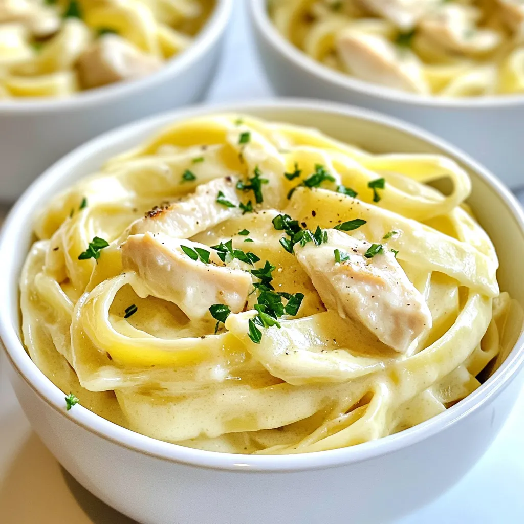 Instant Pot Chicken Alfredo Pasta Quick and Easy Recipe