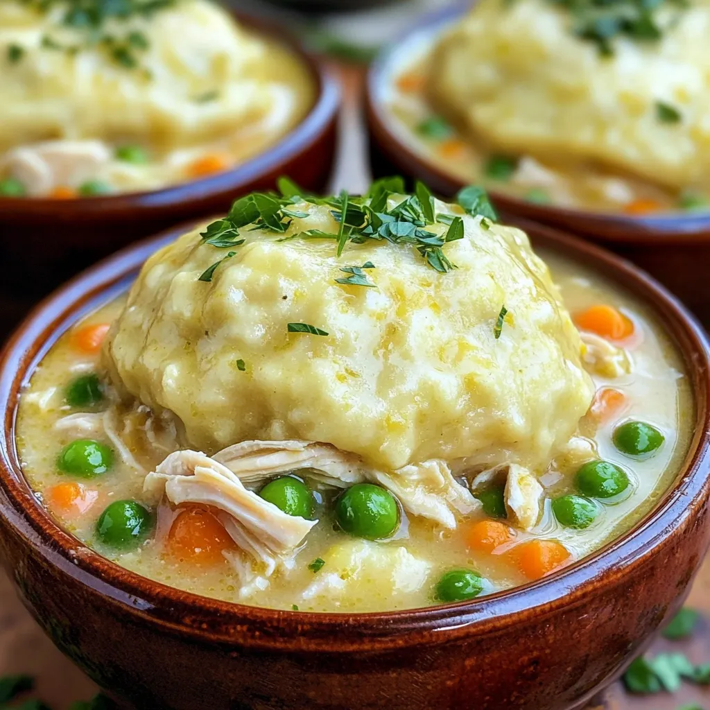 Savory Slow Cooker Chicken &#038; Dumplings Easy Recipe