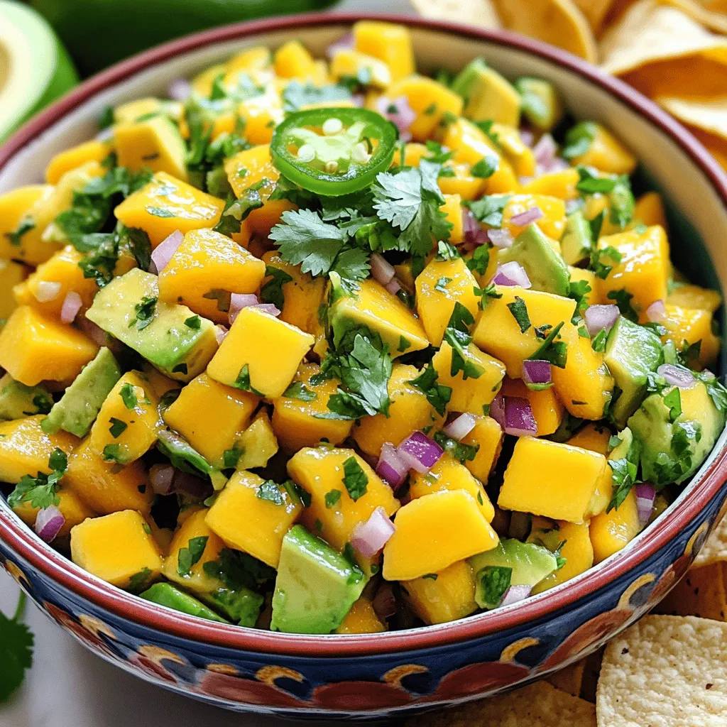 Mango Avocado Salsa Fresh and Flavorful Recipe
