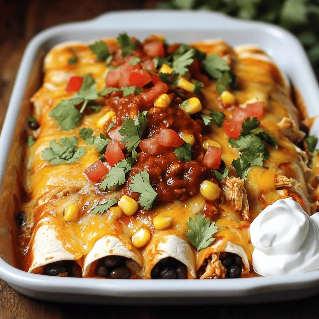 Smoky Chipotle Chicken Enchiladas Flavorful and Easy Meal