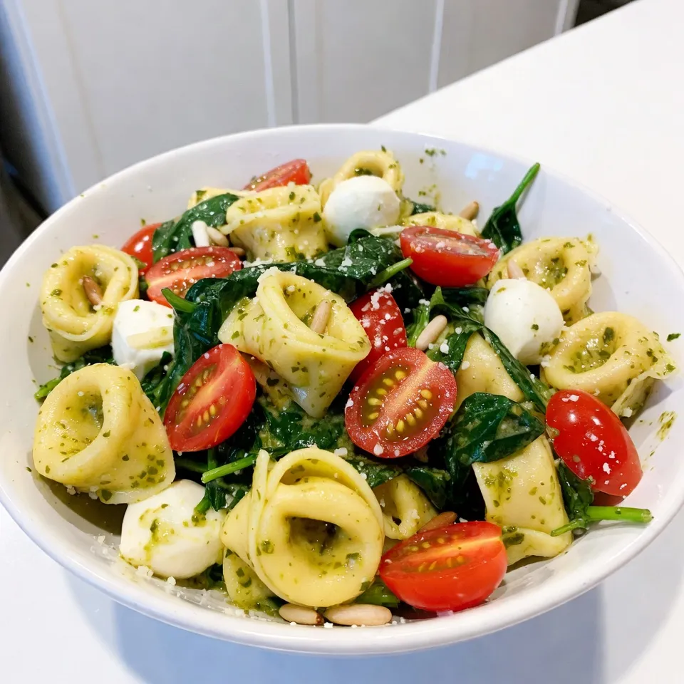 Creamy Pesto Tortellini Salad Flavorful and Fresh Meal
