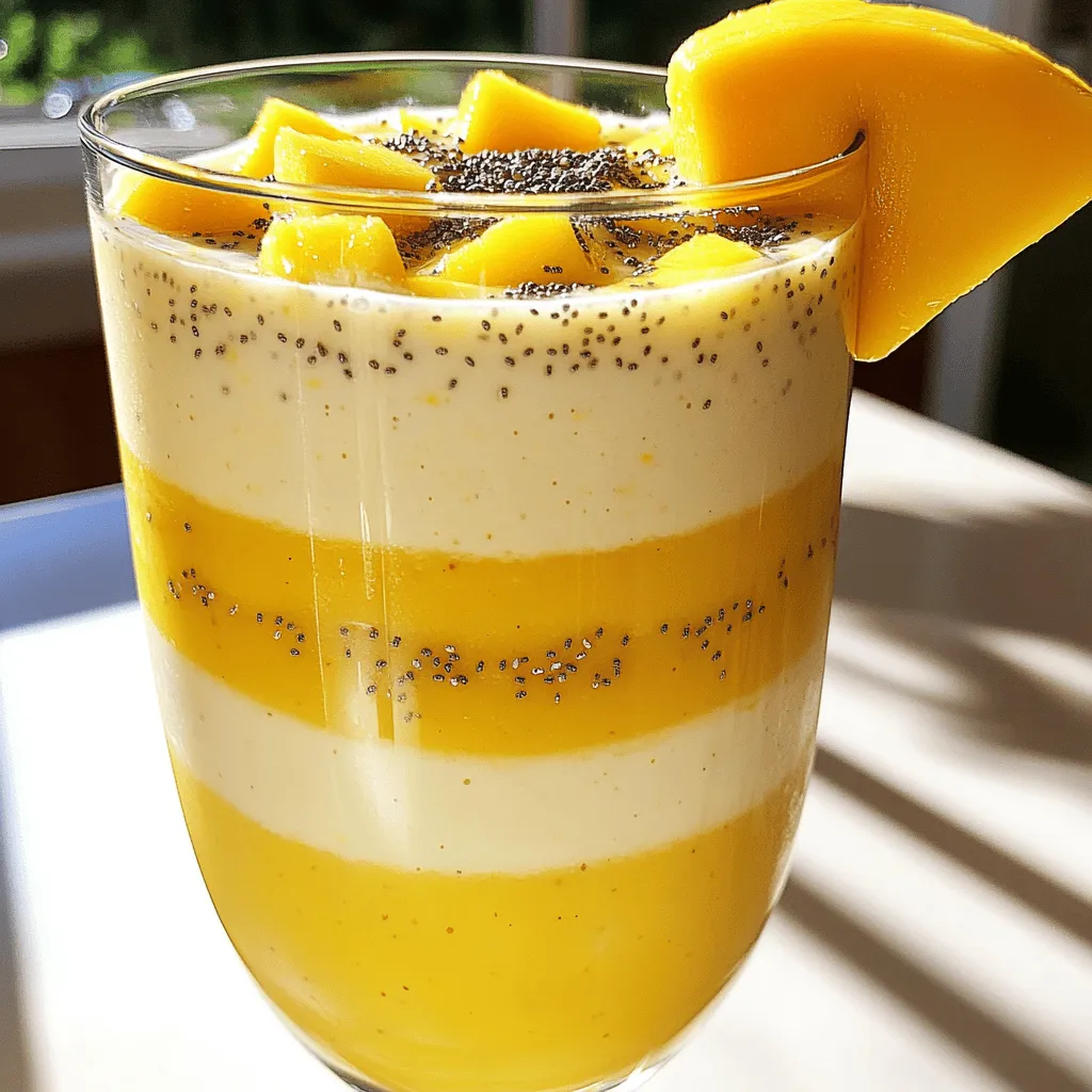 Pineapple Mango Smoothie Refreshing and Nutritious Drink