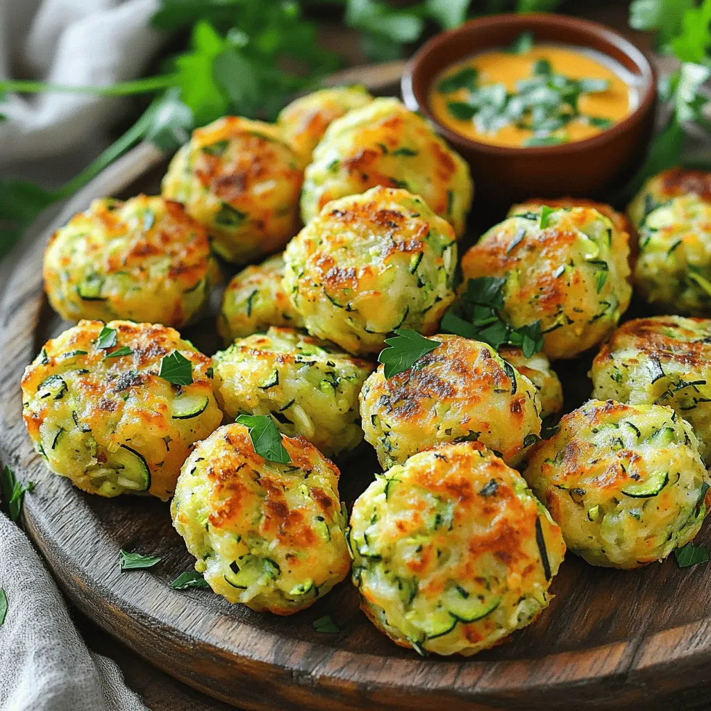 Herby Zucchini Tater Tots Crispy and Delicious Snack