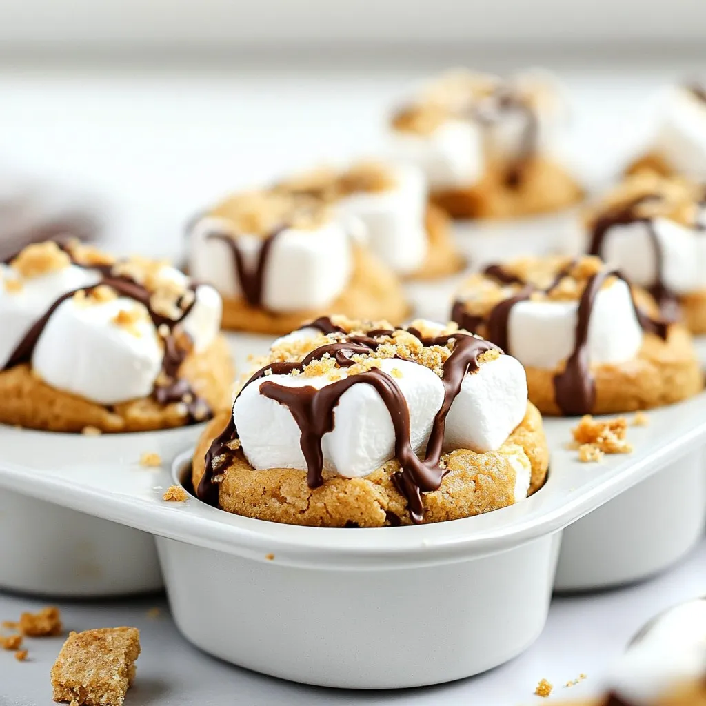 S’mores Cookie Cups Delightful and Easy Recipe