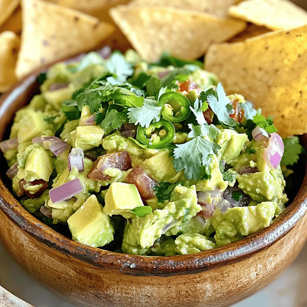 Chunky Guacamole Flavorful and Fresh Recipe Guide