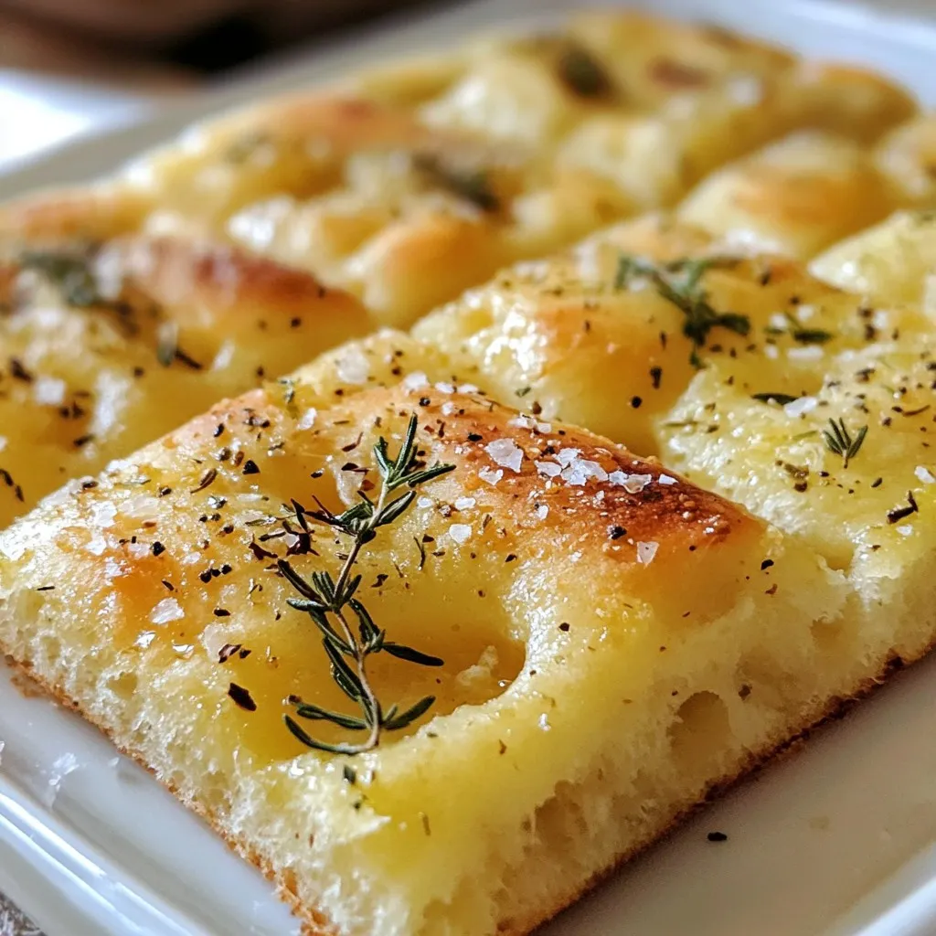 Garlic Herb Focaccia Bread Simple and Flavorful Recipe