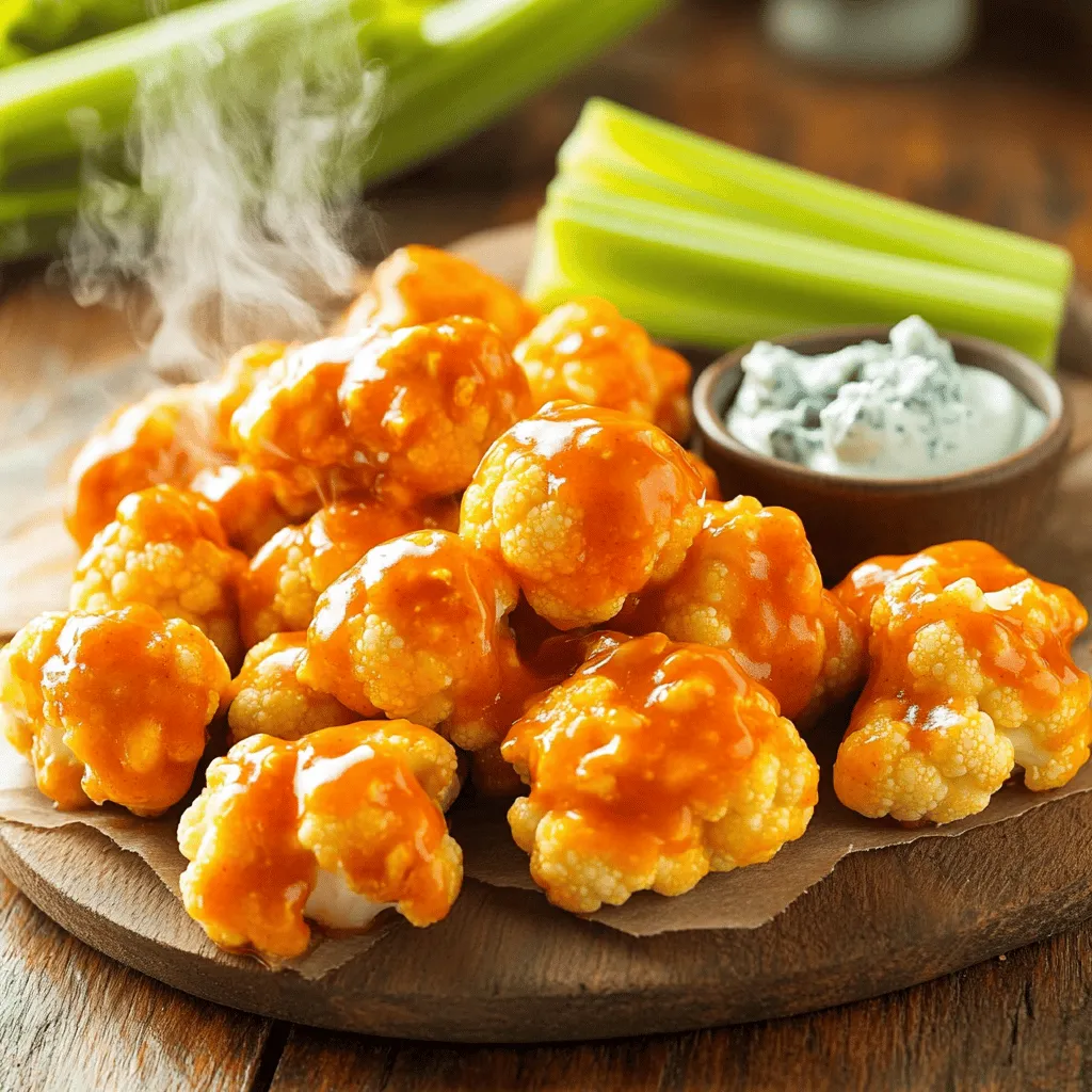 Buffalo Cauliflower Bites Simple and Tasty Snack