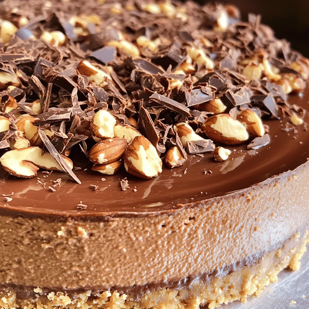 To make this delightful no-bake Nutella cheesecake, gather the following ingredients: