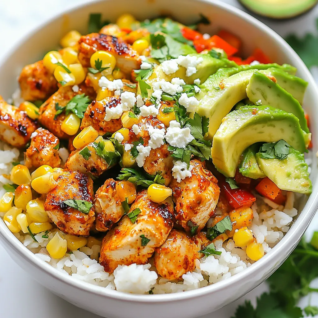 Street Corn Chicken Bowls Flavorful and Quick Recipe