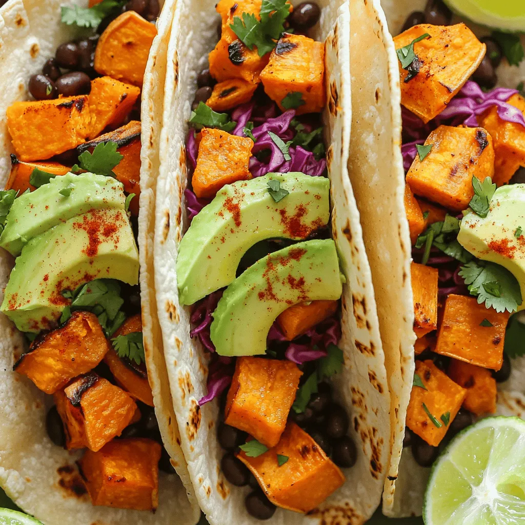 Sweet Potato Black Bean Tacos Flavorful Vegan Meal