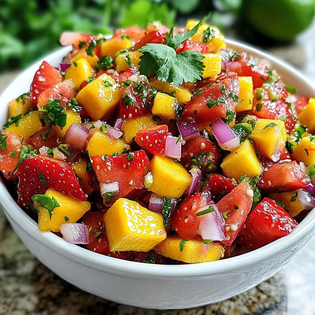 Strawberry Mango Salsa Fresh and Flavorful Delight
