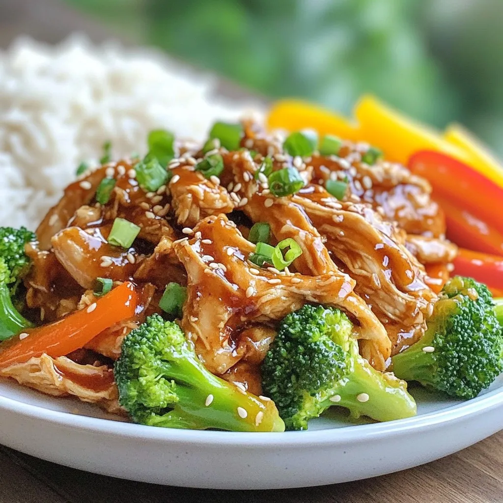 Slow Cooker Honey Garlic Chicken Easy and Tasty Dish