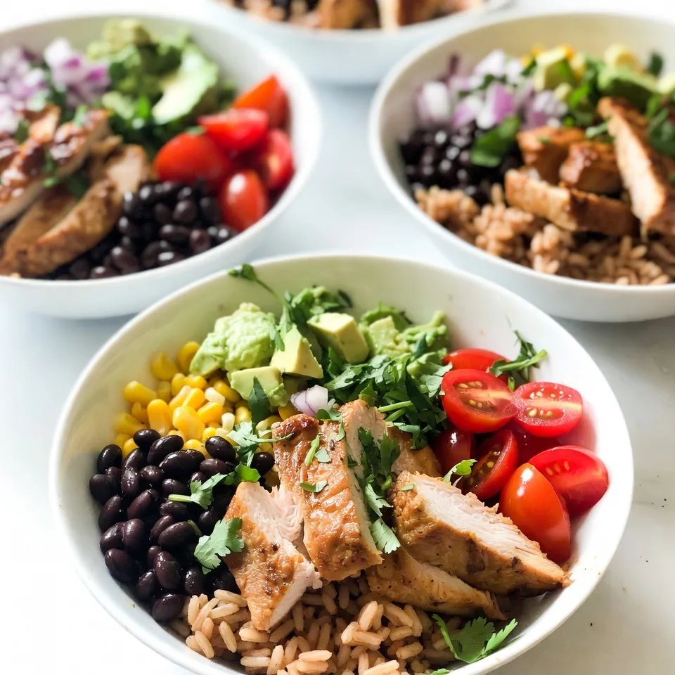 Chipotle Chicken Burrito Bowls Flavorful Easy Recipe