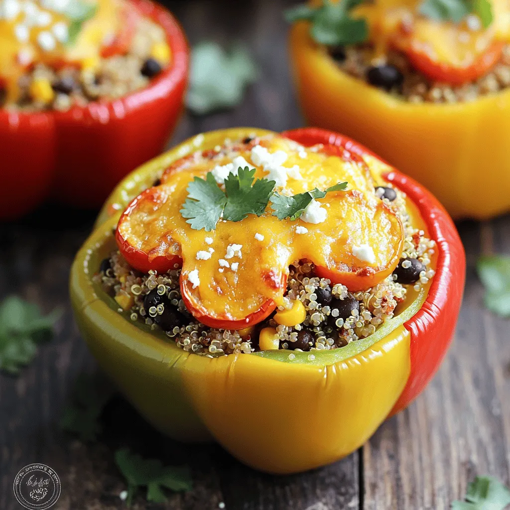 Cheesy Stuffed Bell Peppers Delightful and Easy Meal