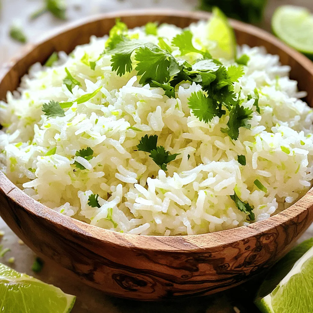 Coconut Lime Rice Delightful Flavor for Your Meal