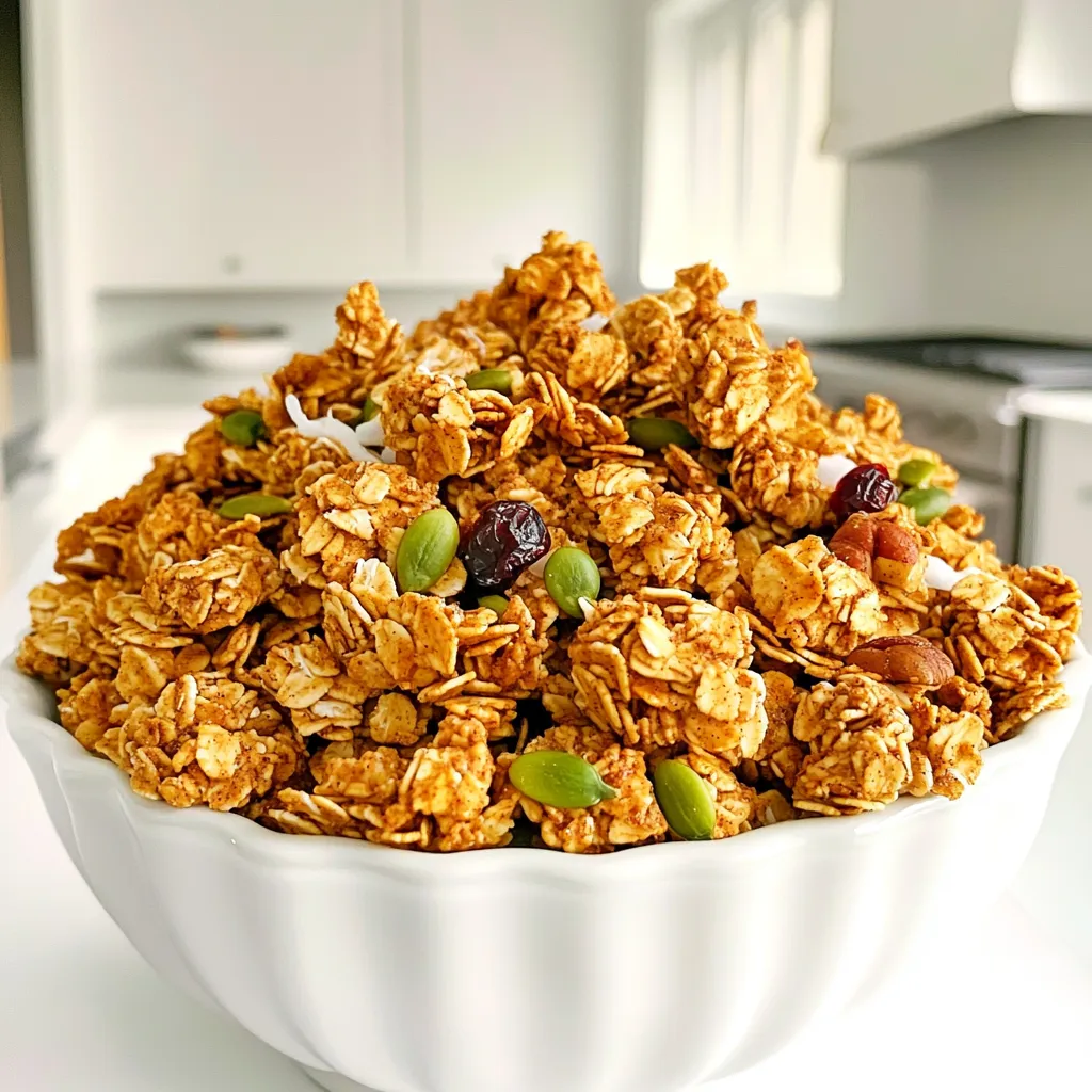 Pumpkin Spice Granola Clusters Slow Cooker Delight