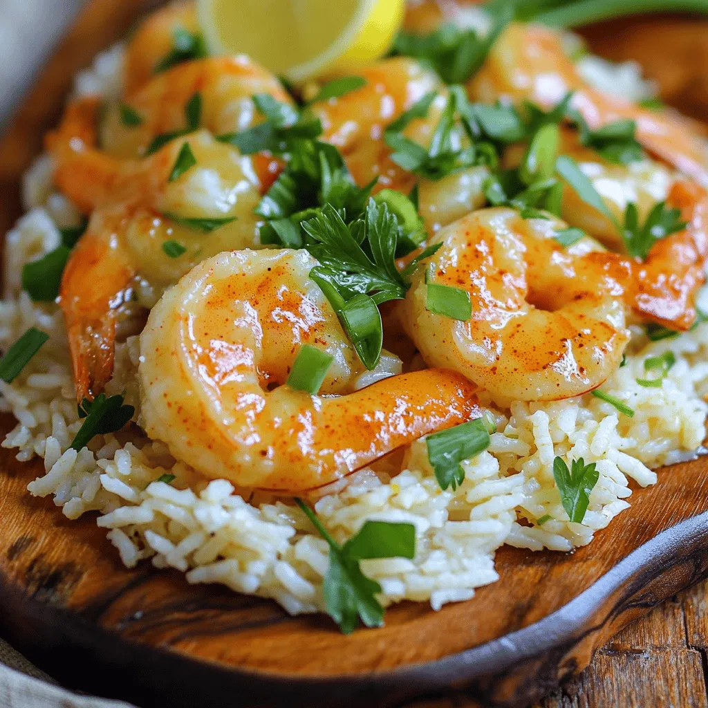 Garlic Butter Shrimp and Rice Flavorful Weeknight Meal