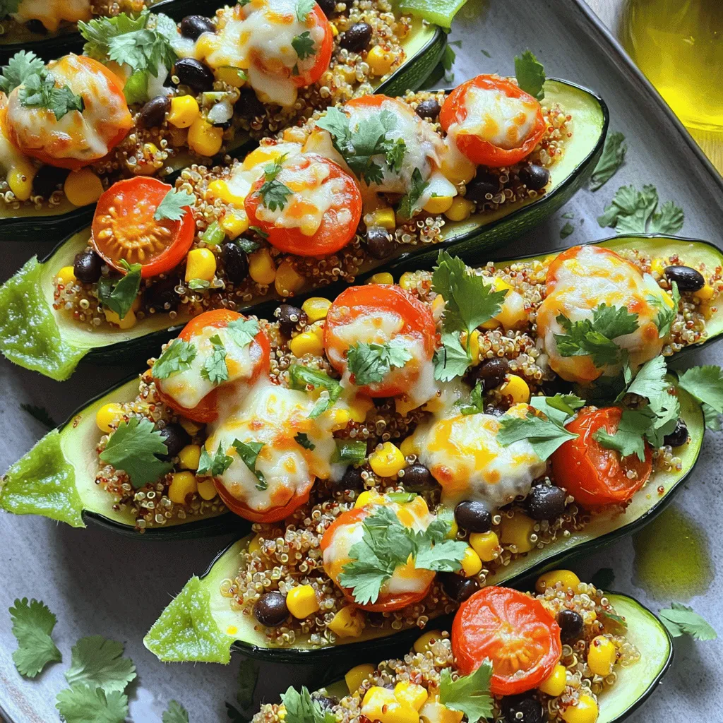 Savory Stuffed Zucchini Boats Flavorful and Easy Meal