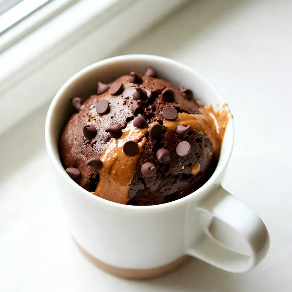 Chocolate Peanut Butter Mug Cake Delightful Treat