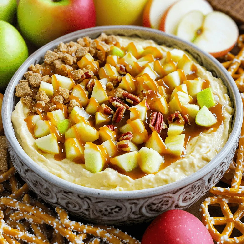 Caramel Apple Cheesecake Dip Delightful and Creamy