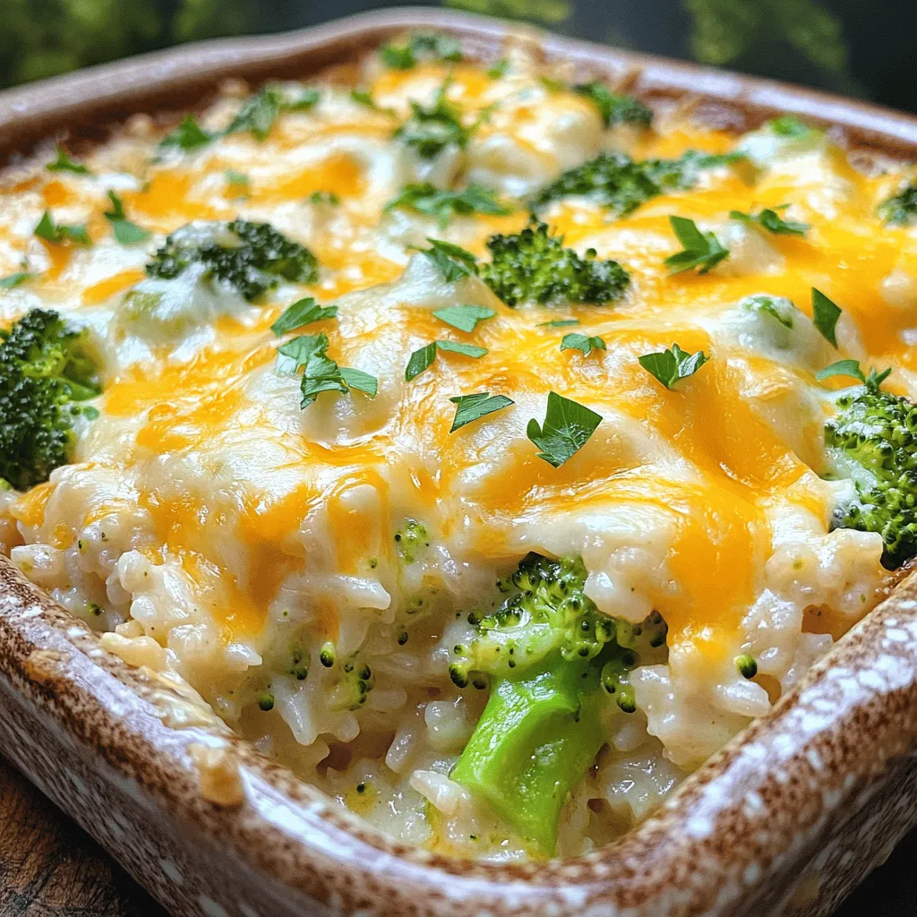 Cheesy Broccoli Rice Casserole Comforting Family Dish