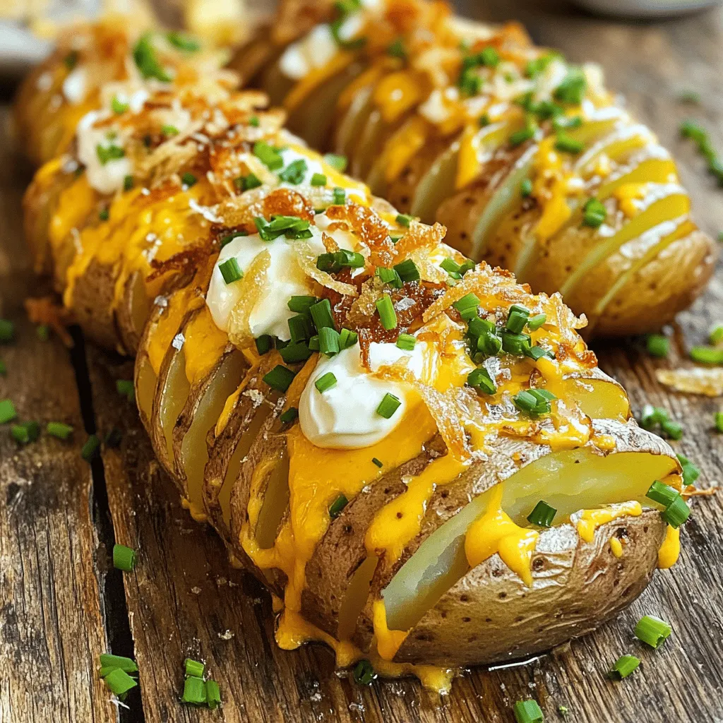 Cheesy Hasselback Potatoes Savory and Easy Delight