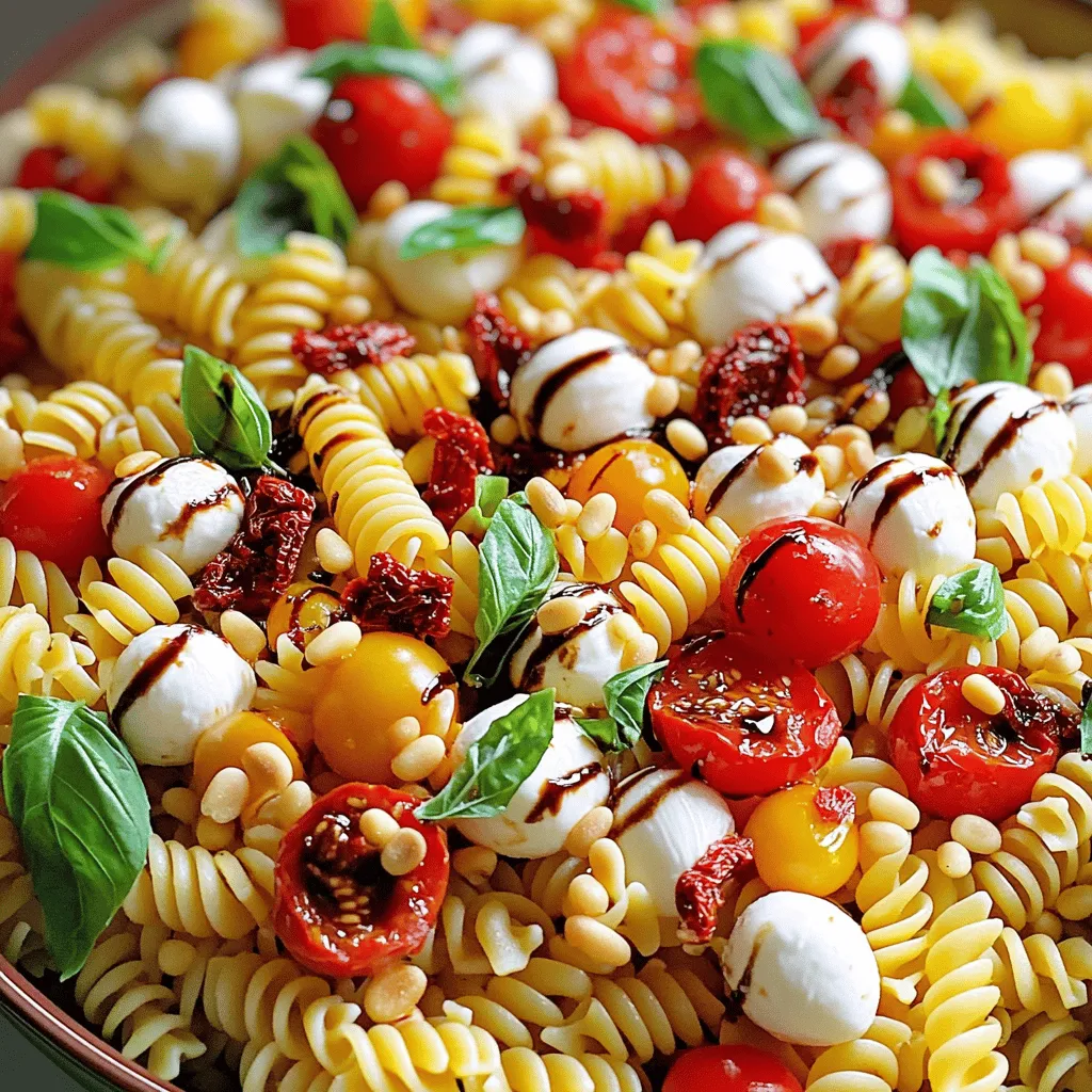 Caprese Pasta Salad Fresh and Flavorful Summer Dish