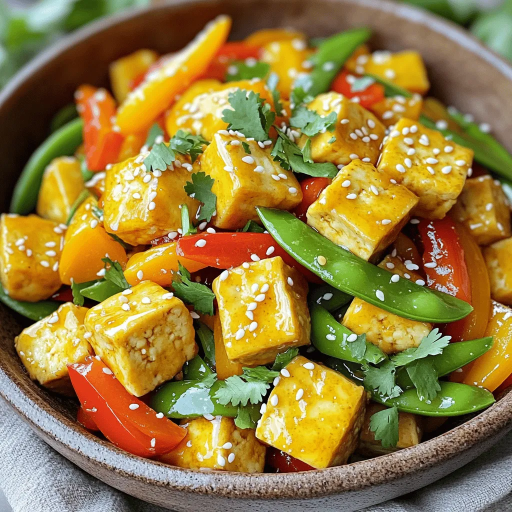 Orange Glazed Tofu Stir Fry Flavorful and Easy Recipe