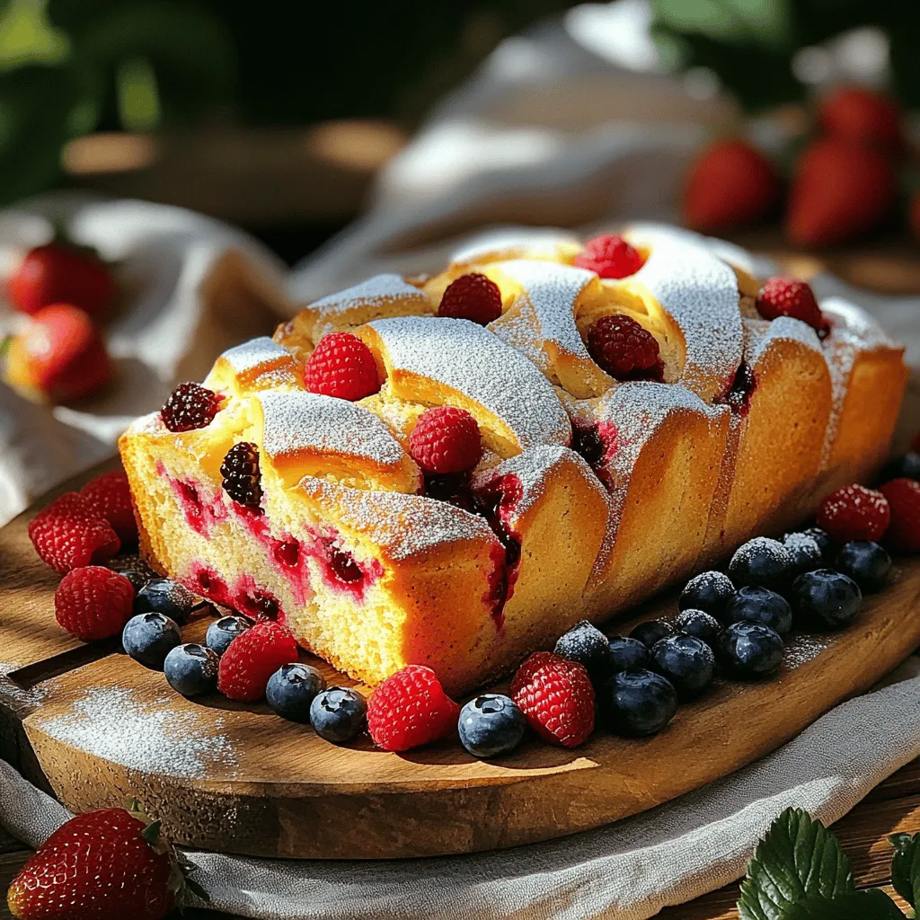 Sweet Berry Loaf Delight Simple and Fresh Recipe