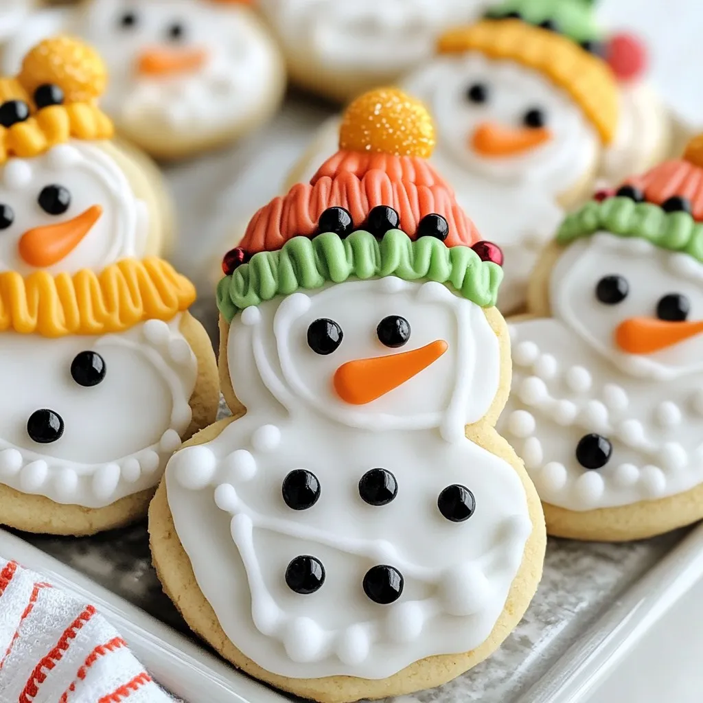 Snowman Sugar Cookies Festive and Fun Treats