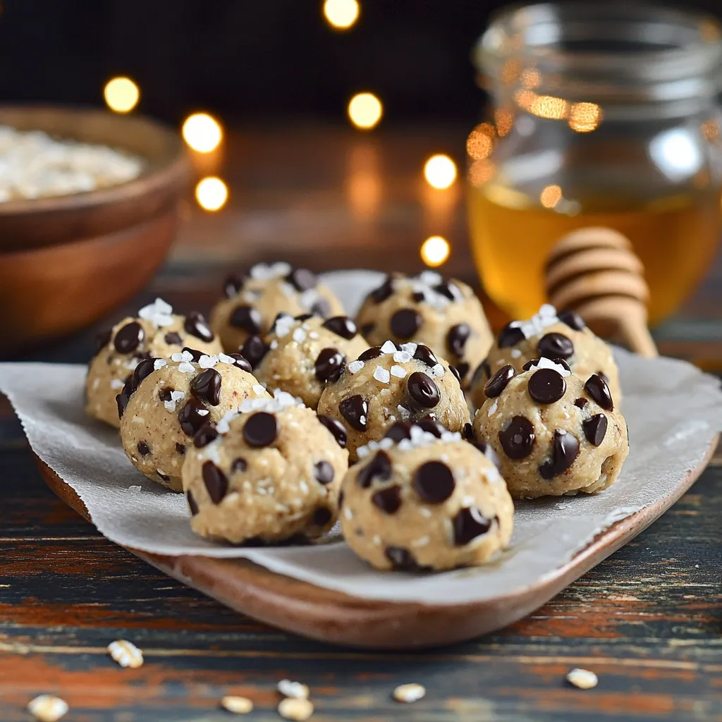 No-Bake Cookie Dough Protein Bites Sweet and Simple