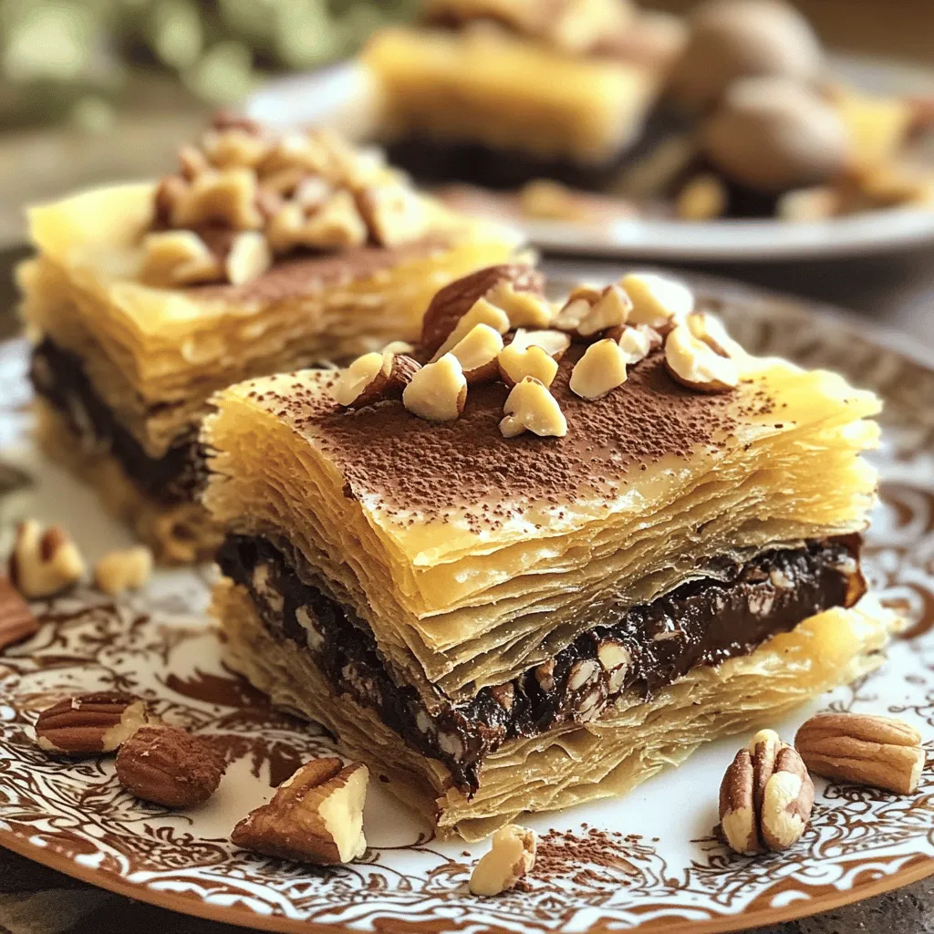 Chocolate Kataifi Bars Irresistible Sweet Treat