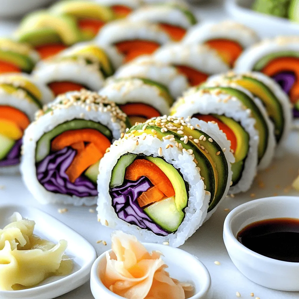 Vegetarian Sushi Rolls Fresh and Healthy Delight