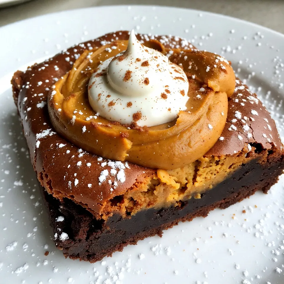 Pumpkin Cheesecake Brownies Decadent Layered Treat